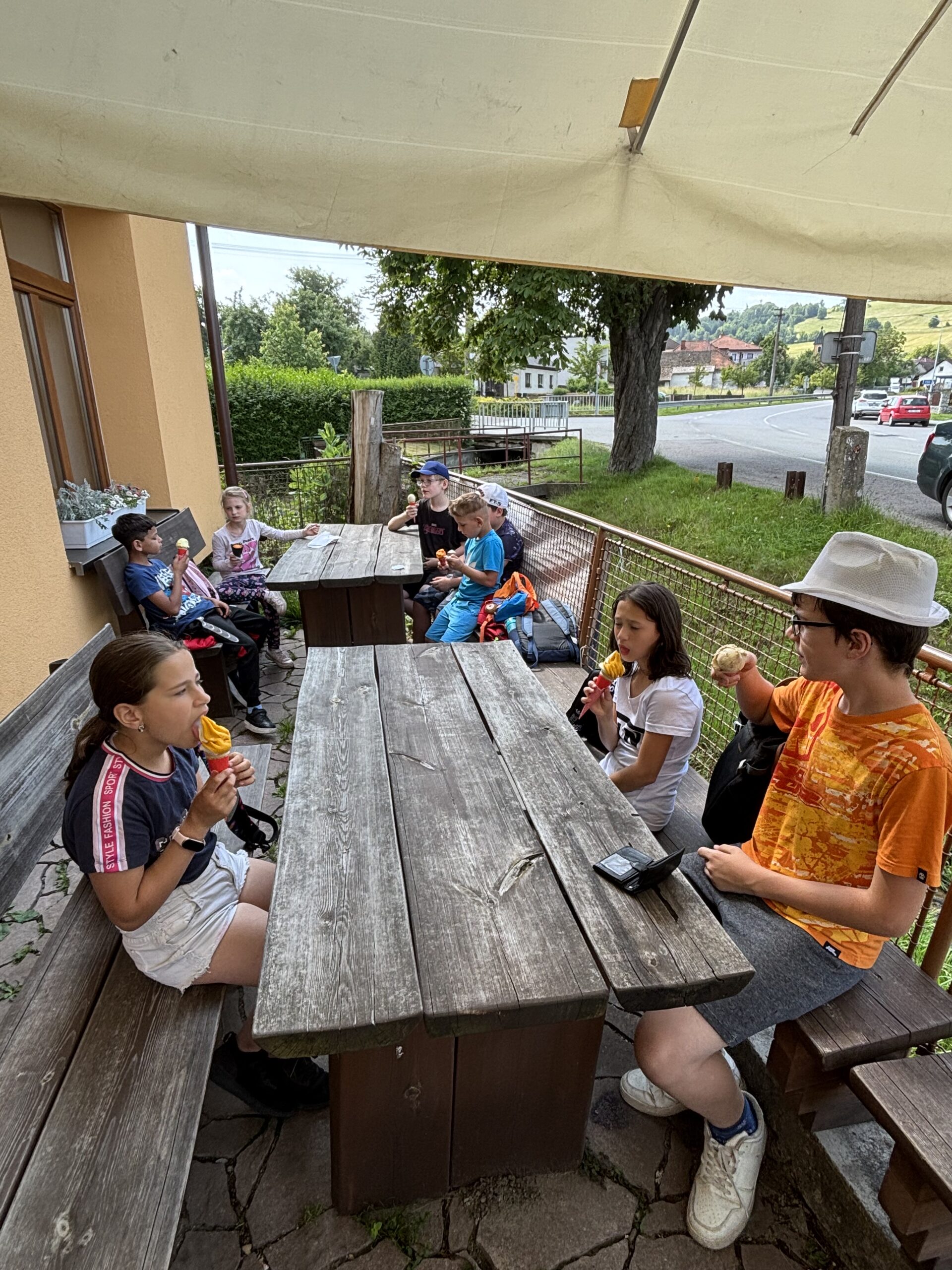 V. třída na školním výletě