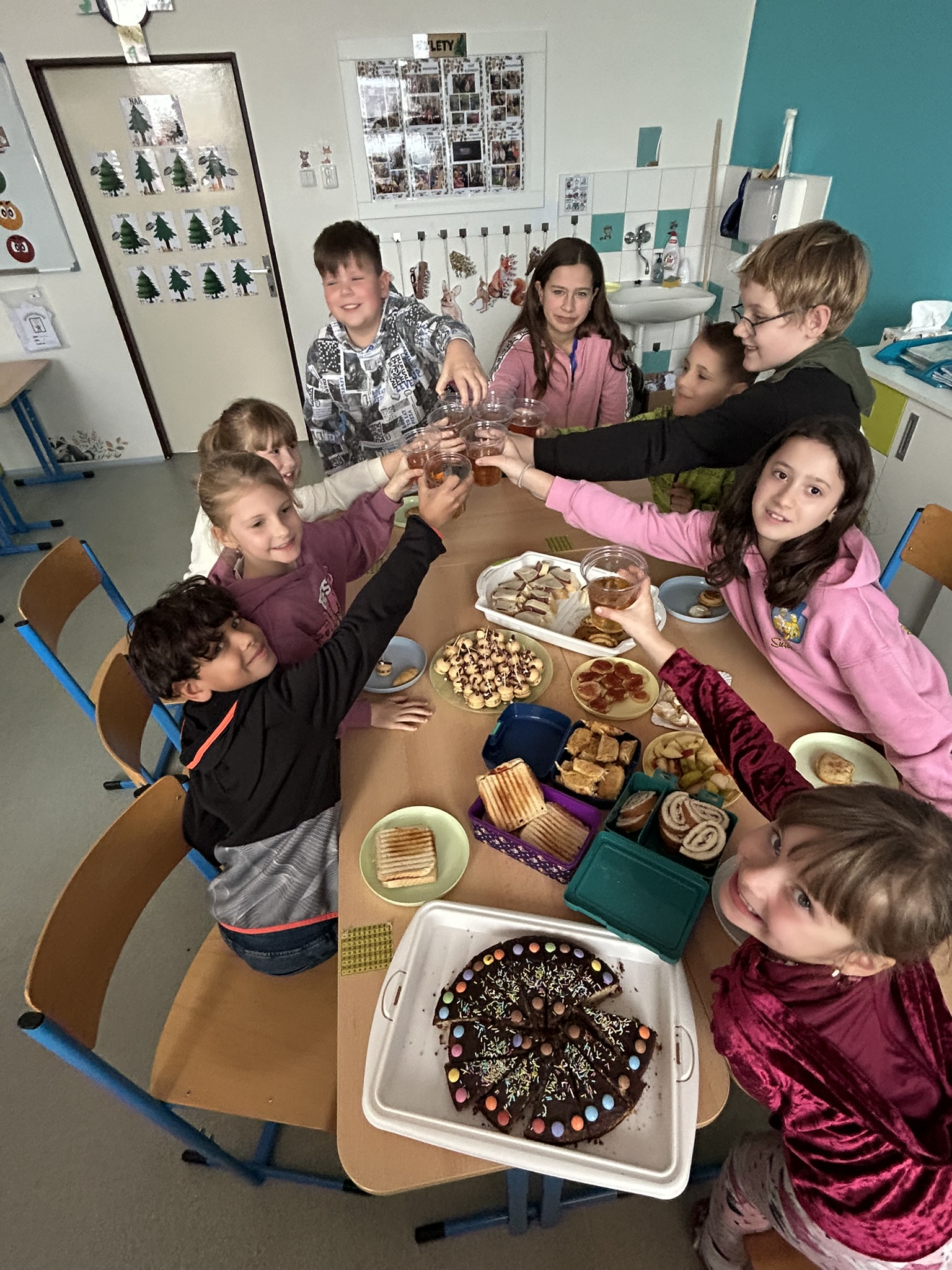 Druhá společná svačinka ve třídě