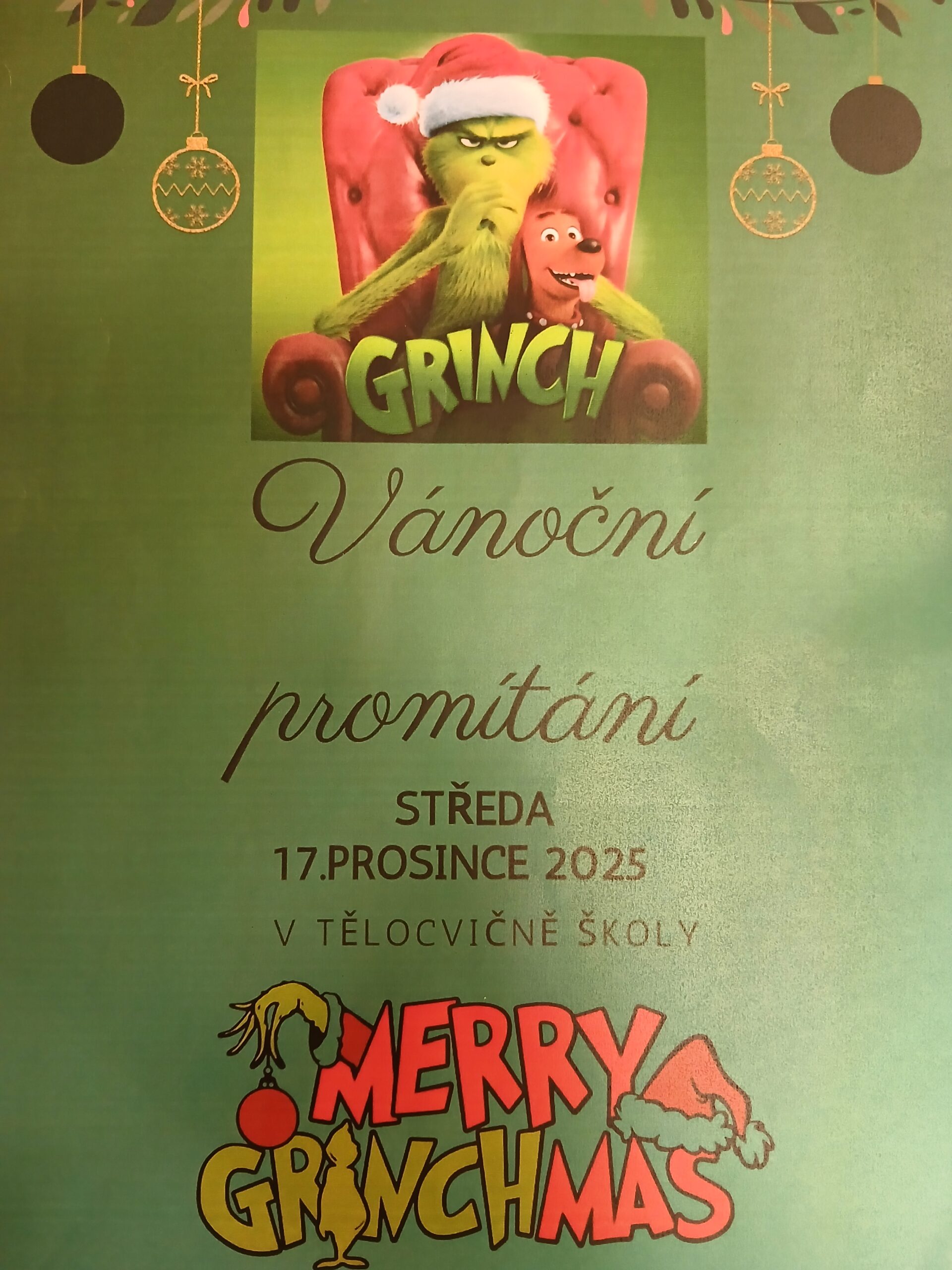 Vánoční filmová jízda aneb Grinch nám všechno neukradl!