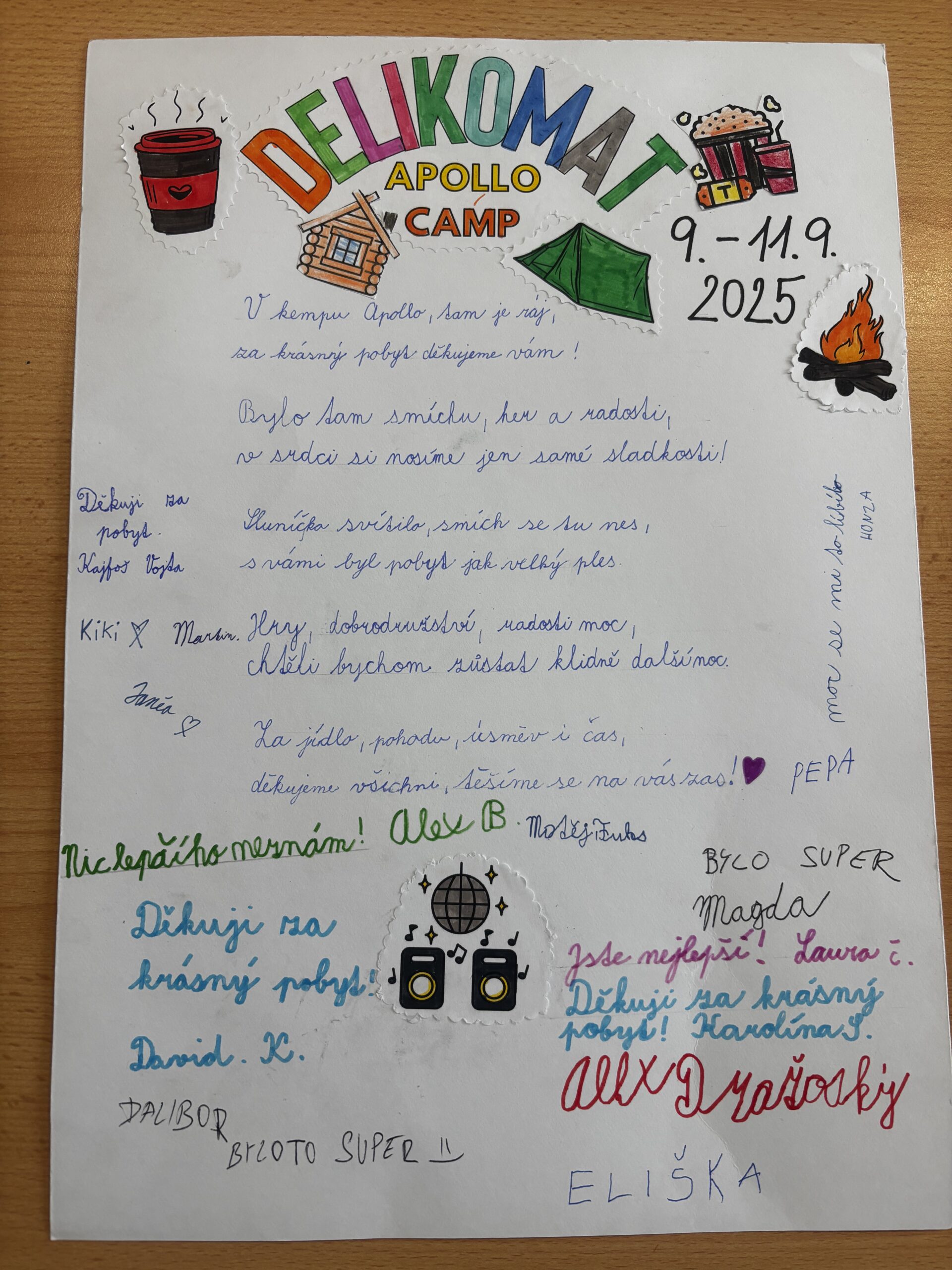 Delikomat – Adaptační pobyt Apollo camp Lednice